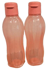 Tupperware Med ECO+ Water Bottles x2 750ML 25oz Leak Proof Air Tight Watermelon - Picture 1 of 6