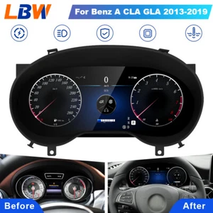 For Benz A CLA GLA 2013-2019 LCD Instrument Digital Dashboard Car Gauge Cluster - Picture 1 of 12