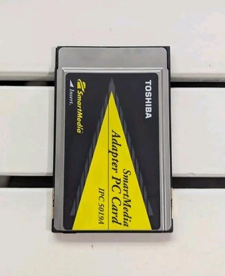 TOSHIBA IPC5019A 3.3V & 5V SmartMedia to PC PCMCIA Card Reader Adapter - Image 1 of 2