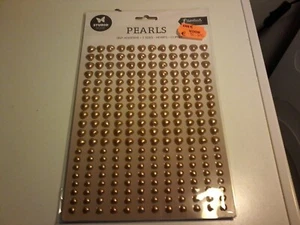 SELF ADHESIVE PEARLS FOR SCRAPBOOKING HEARTS (C) - Picture 1 of 1
