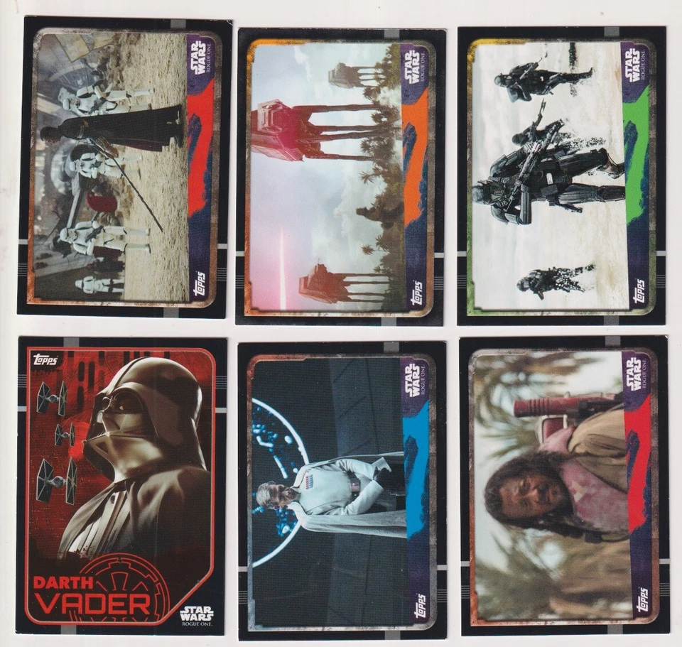 6 Karten Topps Star Wars - Rogue One - Nr. 86, 131, 133, 135, 136, 146 - Bild 1 von 1