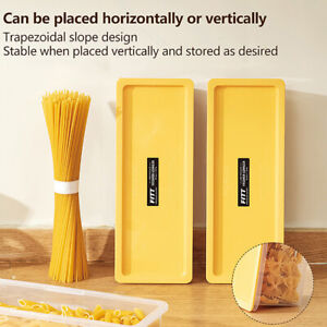 Stackable Spaghetti Noodle Pasta Container Box Food Storage Box Microwave Safe