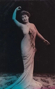 Frau 1900 Romantische Postkarte Glamour Vintage (140) - Bild 1 von 2