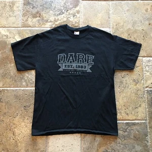 Camiseta ATRÉVETE a resistir las drogas y la violencia negra y gris - Imagen 1 de 4