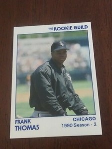 1991 Star Rookie Guild Glossy Frank Thomas Only 5,000 Made HOF RARE SHARP!