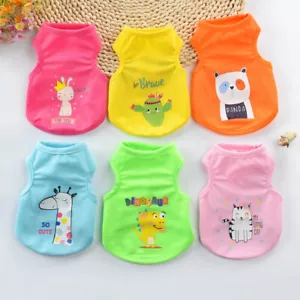 Maglione Piqué Cucciolo Carino Animato Estate Cool Vestiti Bambino Animali Domestici Mini Abbigliamento Cane - Foto 1 di 12