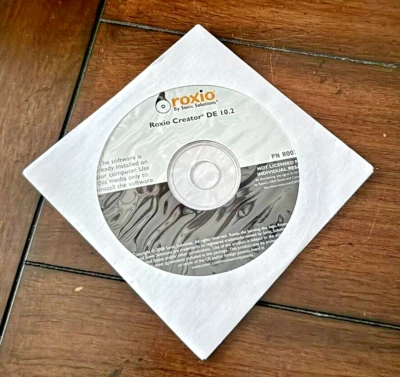 ROXIO CREATOR DE 10.2  CD SONIC SOLUTIONS INSTALL DISC DISK - NEW SEALED - Image 1 of 3