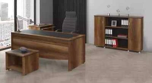 Luxus Büromöbel Schreibtisch Möbel Arbeitstisch Arbeitszimmer Set 4 tlg - Bild 1 von 1