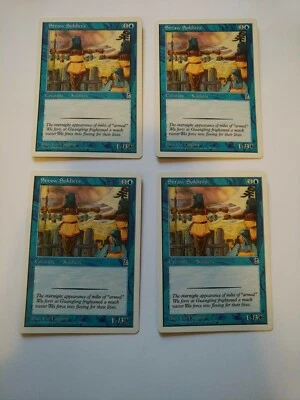 4X LP/ NM Straw Soldiers Portal Three Kingdoms magic the gathering - Image 1 of 4