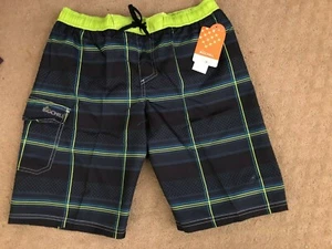 BIG CHILL TEEN/BOYS/YOUTH LINED SWIMWEAR SWIM TRUNKS SIZE 18 WAIST 32-36" - Picture 1 of 2