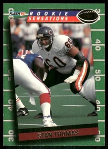 Stan Thomas Chicago Bears #3 1992 Fleer Rookie Sensations Football Card - Picture 1 of 2