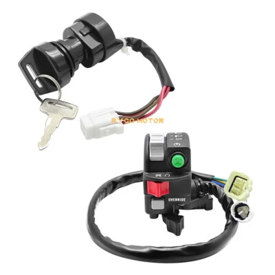 Interruptor de manillar izquierdo con interruptor de llave de encendido para Yamaha Kodiak 450 YFM450 2004-06 Foto 1 de 4