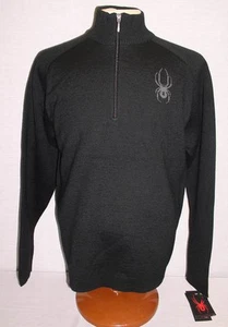 $199 NEW SPYDER LAS LENAS SWEATER JACKET MENS S EU 48 50%WOOL-50%ACRYLIC - Picture 1 of 1