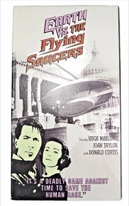 Earth vs the Flying Saucer 1989 VHS Tape of the Cult Sci-Fi 1956 Movie - Imagen 1 de 5