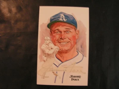 Jimmie Foxx Signed Perez Steele HOF Postcard Cut MT Athletics Red Sox 534 HR MVP - Image 1 of 3