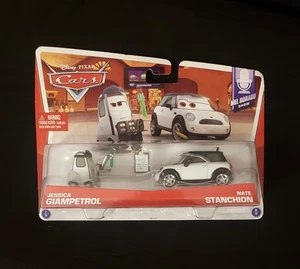 DISNEY PIXAR CARS JESSICA GIAMPETROL & NATE STANCHION - Picture 1 of 4