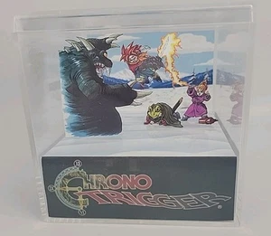 Chrono Trigger 3D Cube Handmade Diorama SNES Video Game Shadowbox  - Picture 1 of 5
