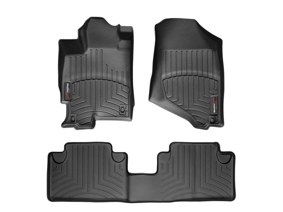 WeatherTech FloorLiner for 2009-2012 Acura RDX - 1st & 2nd Row, Black - Image 1 of 4