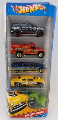 Paquete de 5 Hot Wheels 2010 con Chevy Tahoe - HW City Works - Nuevo en caja Foto 1 de 4
