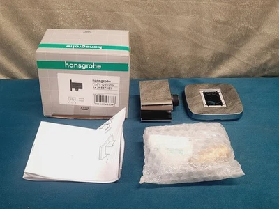 Cotovelo de parede Hansgrohe 26887001 FixFit Q Porter - Cromado *NOVO* - Imagem 1 de 4
