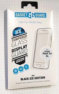 Протектор экрана для гаджетов Google Pixel 3a XL закаленное стекло черный лед - Изображение 1 из 2