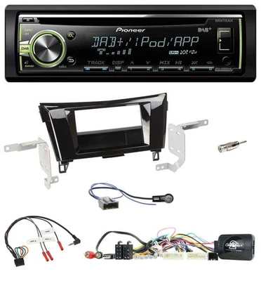Pioneer DAB USB MP3 Lenkrad CD Autoradio für Nissan X-Trail 14-17 24 Pin Stecker - Bild 1 von 4