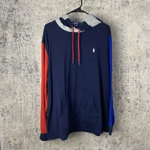 Polo Sport Ralph Lauren Hoodie XL Mulicolor Pullover Lightweight Men’s - Picture 1 of 15