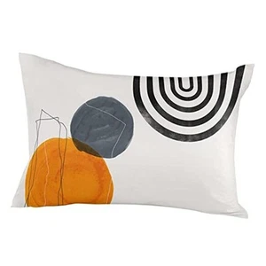 Outdoor Waterproof Throw Pillow Covers Set of 2 Boho Decorative Lumbar Outdoor - Picture 1 of 8