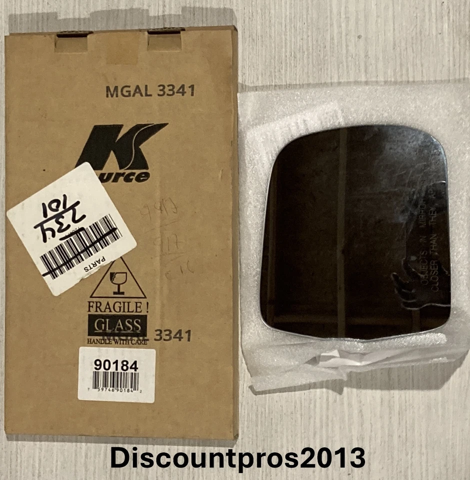 Vidrio de repuesto convexo lado pasajero K-Source 90148 Chevy Pontiac 2005-2010 Foto 1 de 1