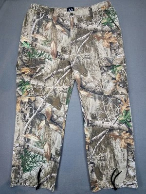 Realtree Edge Camo Pants Mens XL 40 42 Cargo Pockets Stretch Waist Hunting - Image 1 of 4