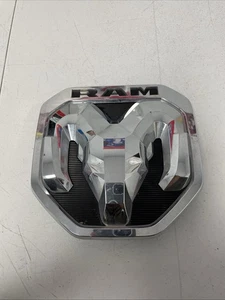 2024 RAM  1500 2500 3500 tailgate chrome black head Emblem Badge Medallion OEM - Bild 1 von 2
