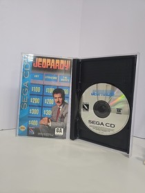 Jeopardy Sega CD Complete W/ Manual & Reg Card