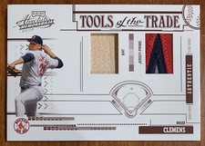 Roger CLEMENS 2005 Playoff Absolute Tools of the Trade Dual Relics #TT-21 72/100