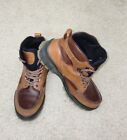 Ecco Track 25 GTX Boots Mens Sz EU 43 US 9-9.5 Brown Leather Outdoor Hiking Shoe