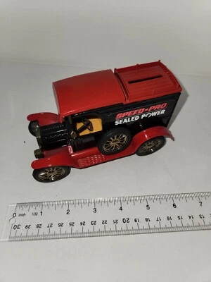ERTL 1913 Ford Model Van First Delivery Car Coin Bank Speed Pro Sealed Power USA - Image 1 of 4