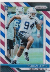 2018 Panini Prizm Rookie Red White & Blue Prizm Tyquan Lewis #261 Rookie RC - Picture 1 of 1