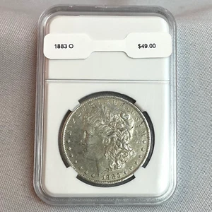 1883 O Morgan Silver Dollar Slabbed $1 Coin - Picture 1 of 4