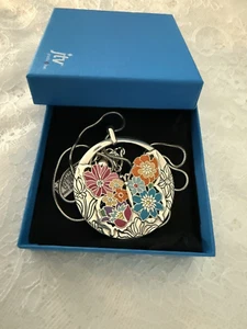 Brighton Verzauberter Garten Blumen Schmetterling Anhänger mit Kette -- Neu mit Etikett - Bild 1 von 10