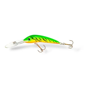 Esca da pesca OSKO Fox DR Deep Runner Trolling Crank Minnow ZANDER PIKE #21 - Foto 1 di 1