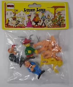 6 Figurines PVC Lucky Luke Jouet Bande dessinée Novolinea L2 - Imagen 1 de 1
