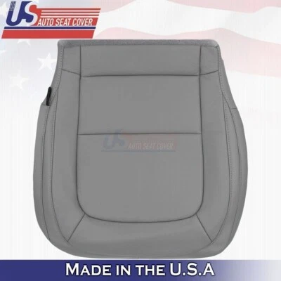 2015 to 2022 For GMC Canyon SLT Driver Side Bottom Vinyl Seat Cover Gray - Image 1 of 4