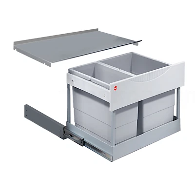 Hailo Abfallsammler 364480 Raumspar Tandem Abfalltrennsystem Einbau Mülleimer - Bild 1 von 4