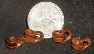 Dollhouse Miniature Brown Glazed Mexican Mugs Cups Folk Art 1:12 #5100 Will vary - Picture 1 of 2