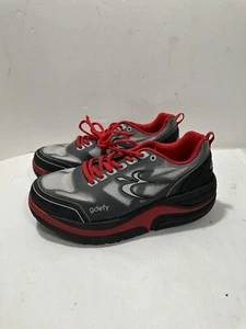 Gdefy Gravity Defyer Ion Athletic Sneaker Black Gray Red Women 10 TB9022MRG READ - Picture 1 of 9