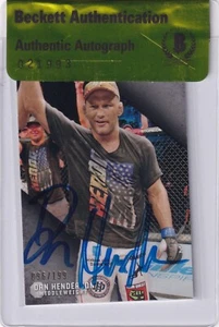 Dan Henderson Signed 2015 Topps UFC Knockout Silver Card #38 BAS COA #/199 Auto - Picture 1 of 12