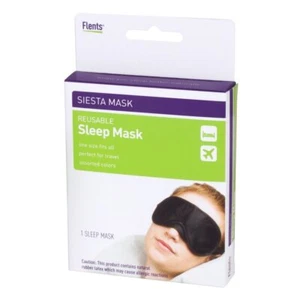 Flents Sleep Mask, One Size Fits All, Great for Travel & Sleeping - Picture 1 of 2