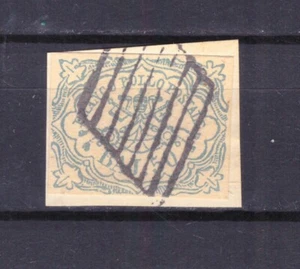 BRIEFMARKEN Alter Kirchenstaat 1852 50 Baj auf Fragment SAS10 & - Bild 1 von 2