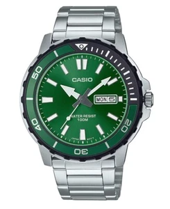 CASIO “Marine Monster” MTD-125D-3A Orologio Uomo Acciaio Quadrante Verde - Imagen 1 de 2