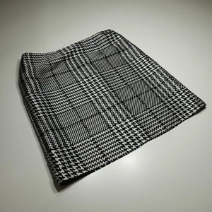 White House Black Market Skirt Womens 12 Straight Glen Plaid Fully Lined Preppy - Picture 1 of 15