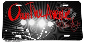 OwnTheAvenue Drummer Drumming Holy Rays License Plate Cover - Picture 1 of 2
